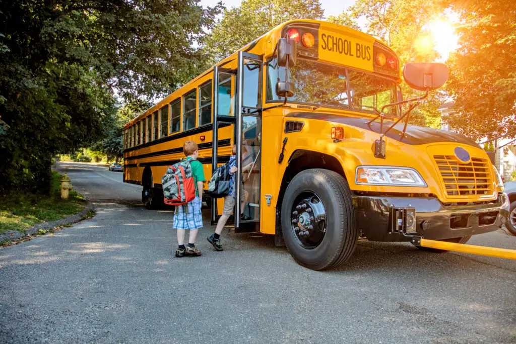 Bluebird School bus