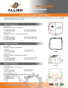 Volvo I-Shift Gaskets