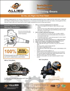 Steering Installation Guidelines - EN